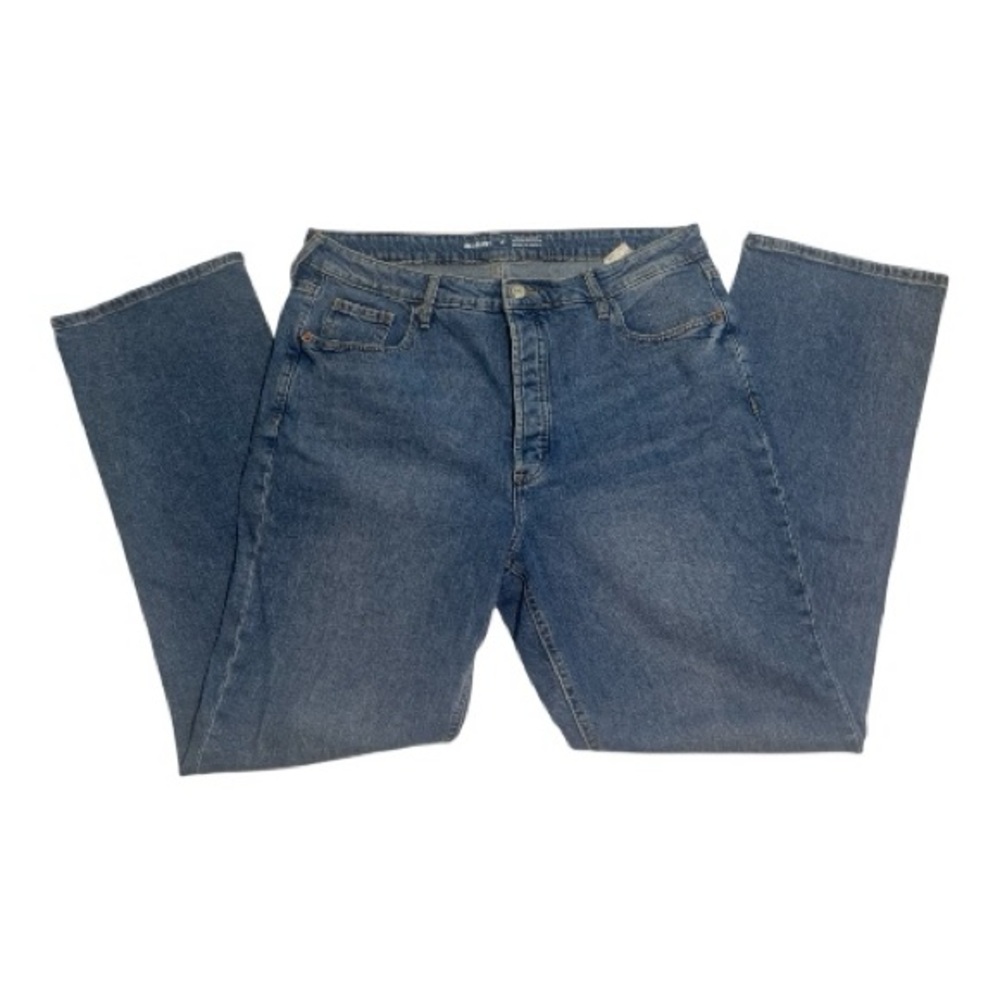 Old Navy Extra High-Rise Kicker‎ Boot Cut Jeans Denim Slim Pockets Size 16